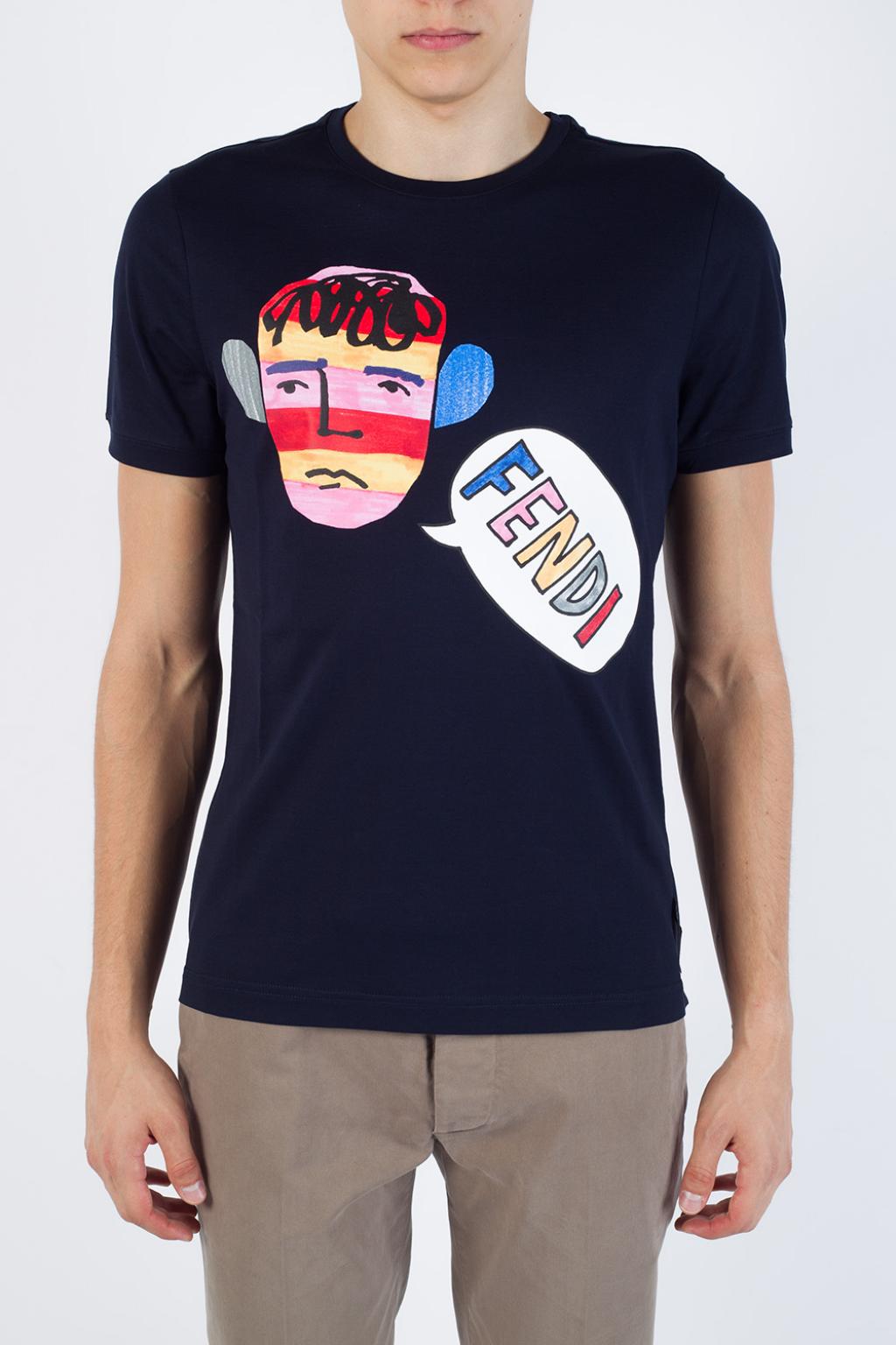 Fendi Printed T-shirt | Men's Clothing | Vitkac